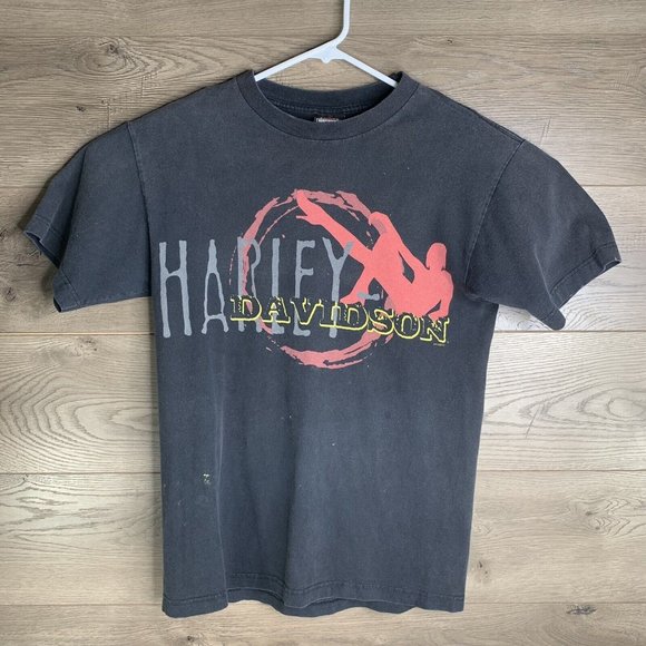 Harley Davidson San Jacinto Pasadena Texas  Medium Black T-Shirt  2012 - Picture 2 of 9